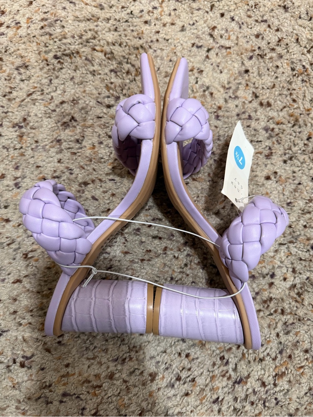 A New Day Lilac Sandals - Picture 6 of 6